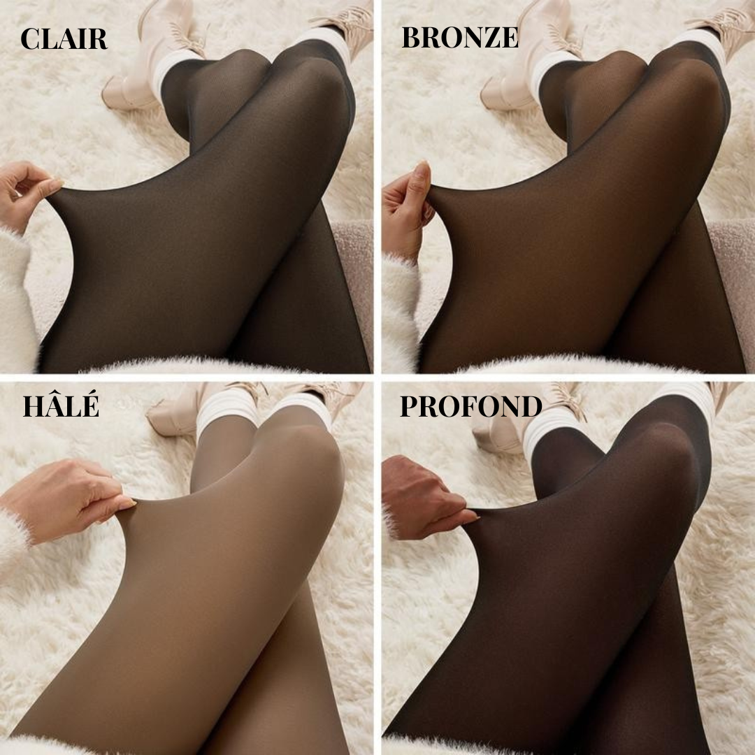 Chaudelle™ - Collants doublés en polaire